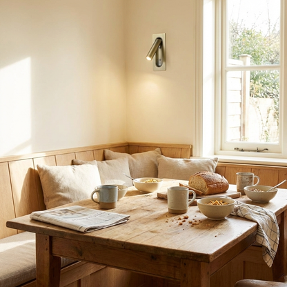 Isabelle Bedside LED Wall Lamp – 360º Directional Reading Light