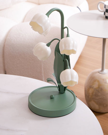 Élodie Orchid Blossom Table Lamp with Artistic Floral Design