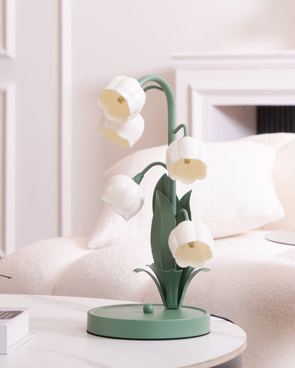 Élodie Orchid Blossom Table Lamp with Artistic Floral Design