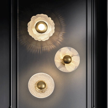 Élise Bloom Petal Acrylic Wall Lamp