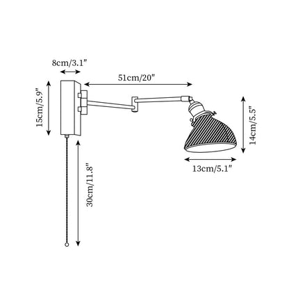 Antoine Brady Vintage Wall Lamp