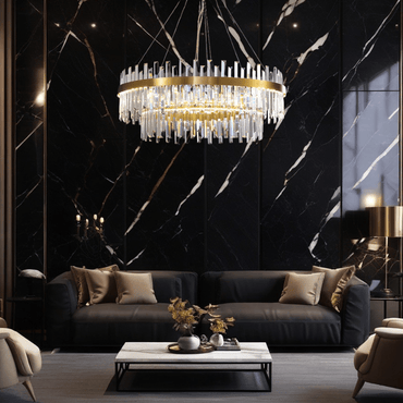 Celeste Orion Handcrafted Crystal Chandelier