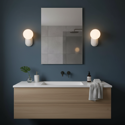 Aurélie Applique Murale Cantilever Résine et Verre Éclairage Décoratif