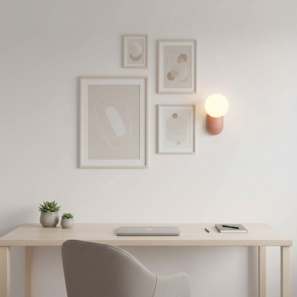 Aurélie Applique Murale Cantilever Résine et Verre Éclairage Décoratif