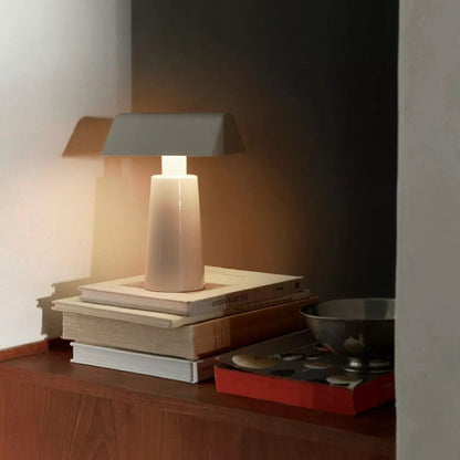 Camélia Modern Caret LED Table Lamp with Geometric Design