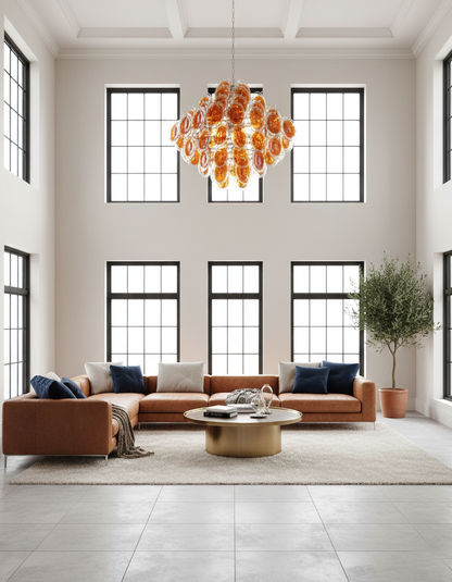 Isaline Carmosa Murano-Style Glass Chandelier