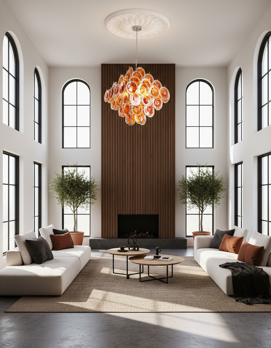 Isaline Carmosa Murano-Style Glass Chandelier