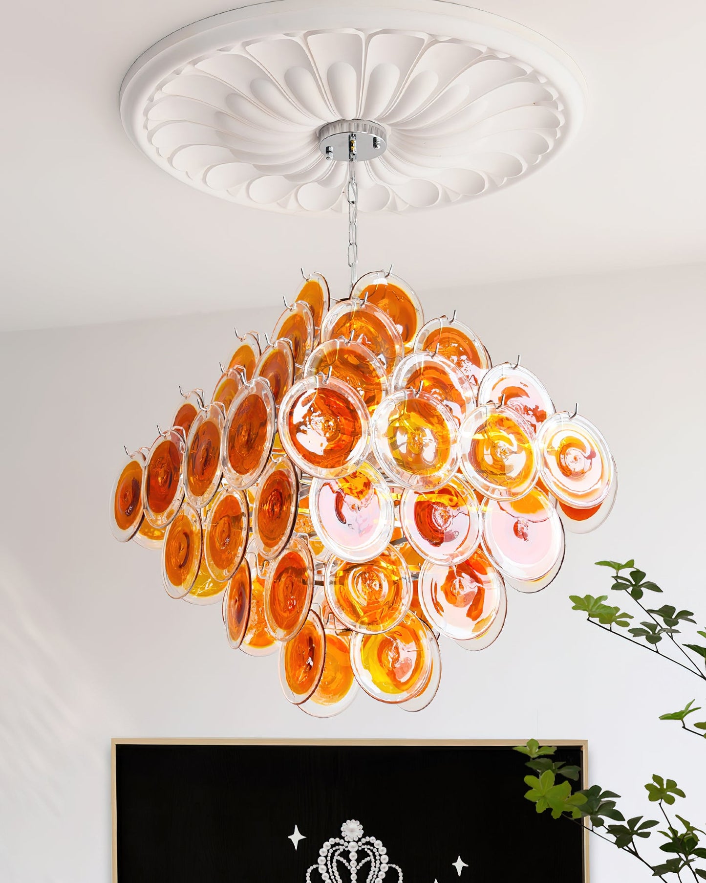 Isaline Carmosa Murano-Style Glass Chandelier