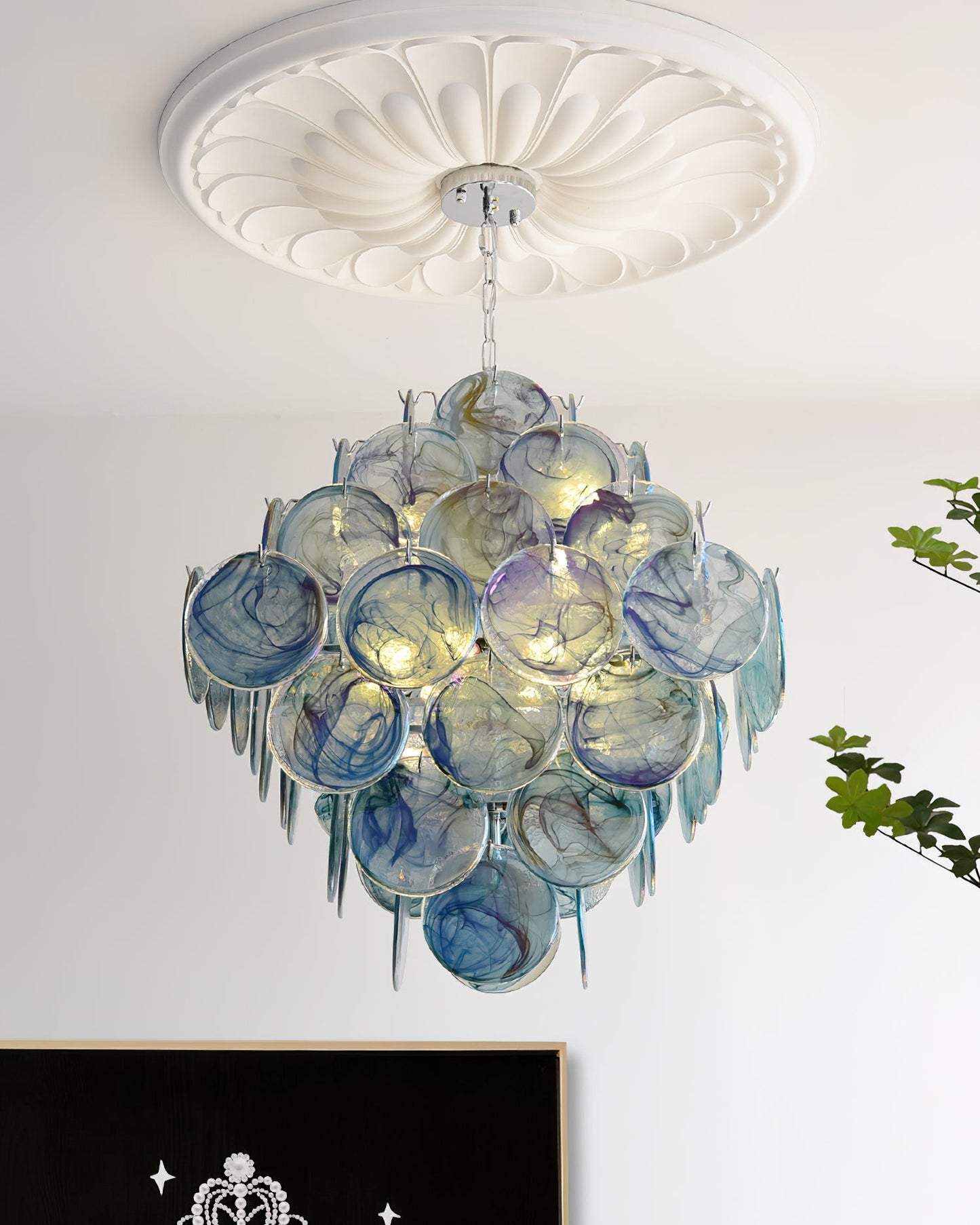 Isaline Carmosa Murano-Style Glass Chandelier