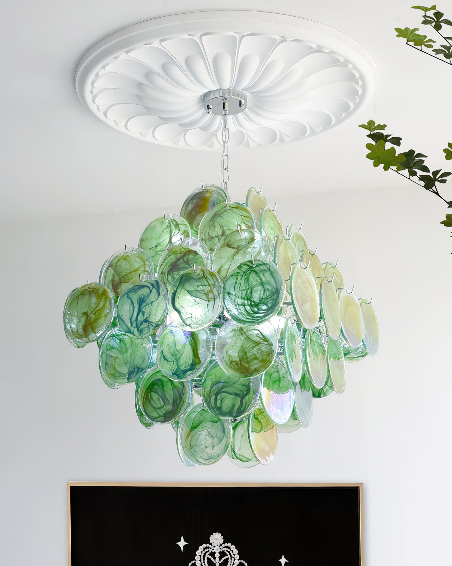 Isaline Carmosa Murano-Style Glass Chandelier