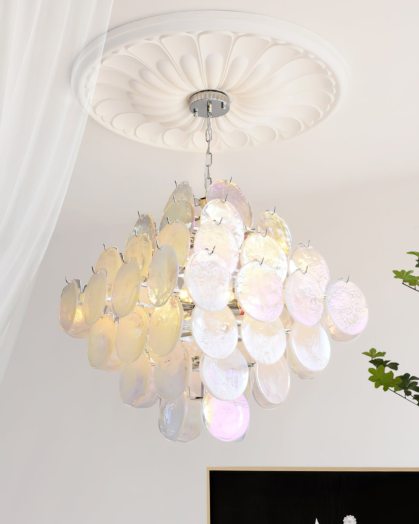 Isaline Carmosa Murano-Style Glass Chandelier