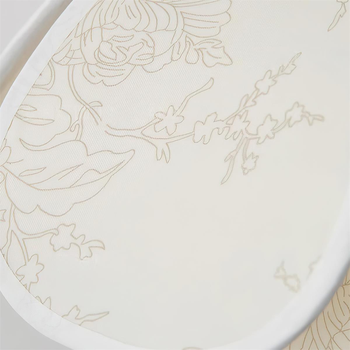 Docos Ciena Petal Applique Murale Luminaire Élégant en Métal et Tissu