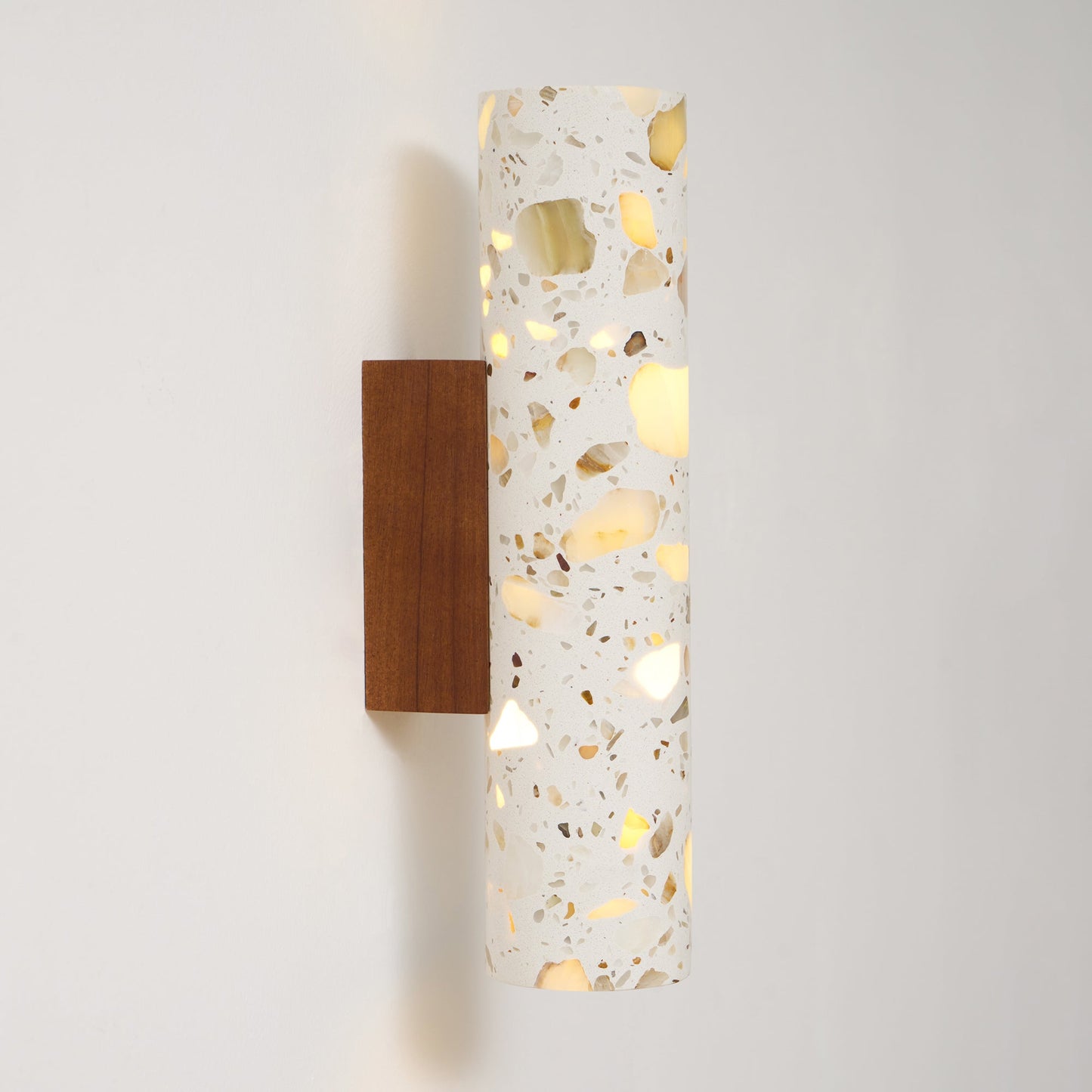 Sophie Clasten Wall Lamp Wood and Terrazzo LED Lighting