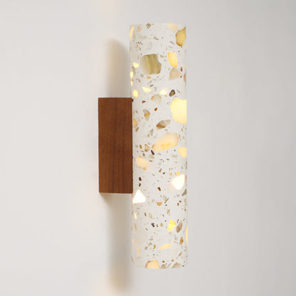Sophie Clasten Wall Lamp Wood and Terrazzo LED Lighting