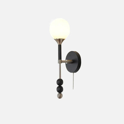 Applique Murale Globe en Bois et Verre Camille Colonia