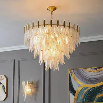 Lustre artisanal Beatrice Glass Leaf
