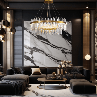 Celeste Orion Handcrafted Crystal Chandelier