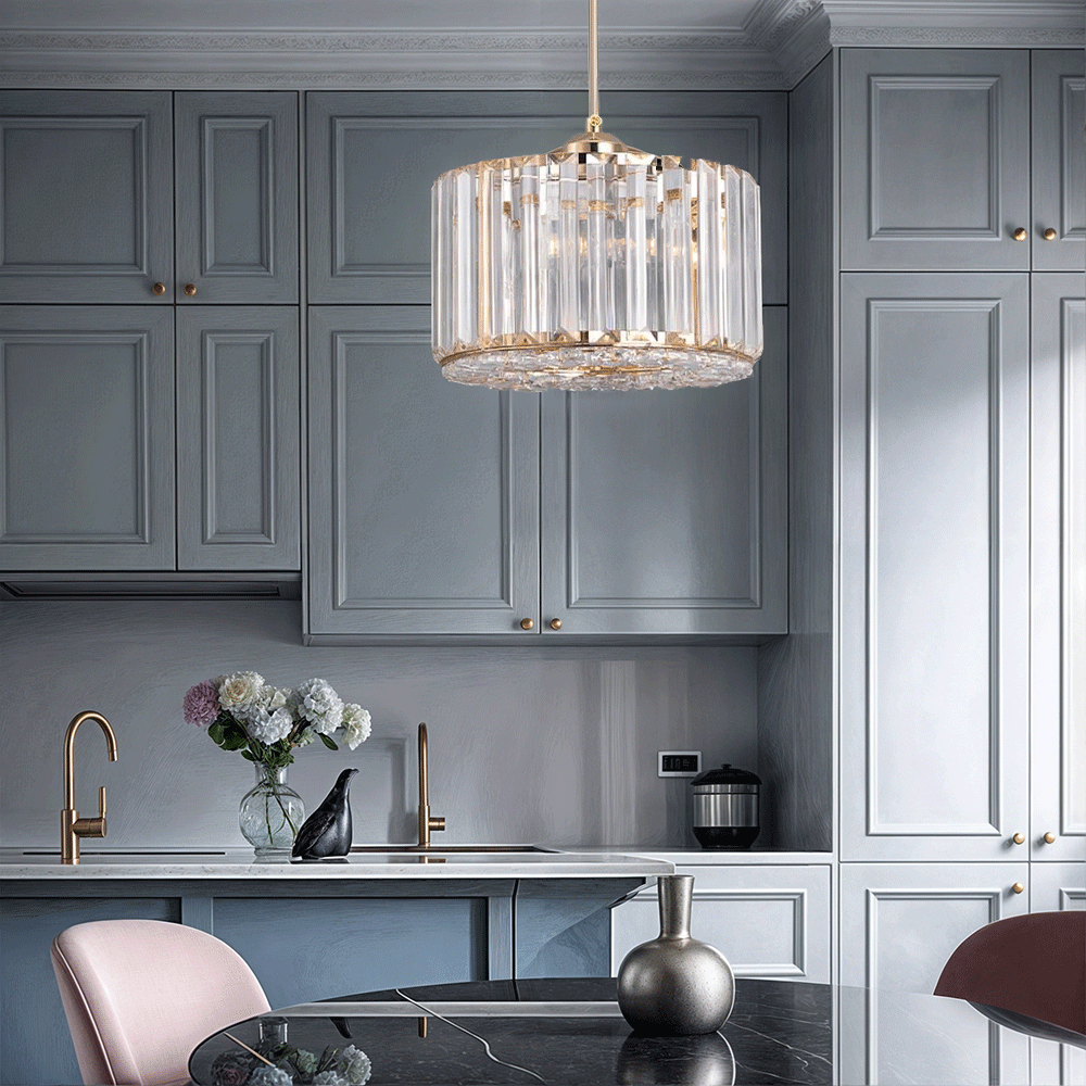 Chloé Suspension à plusieurs niveaux en cristal