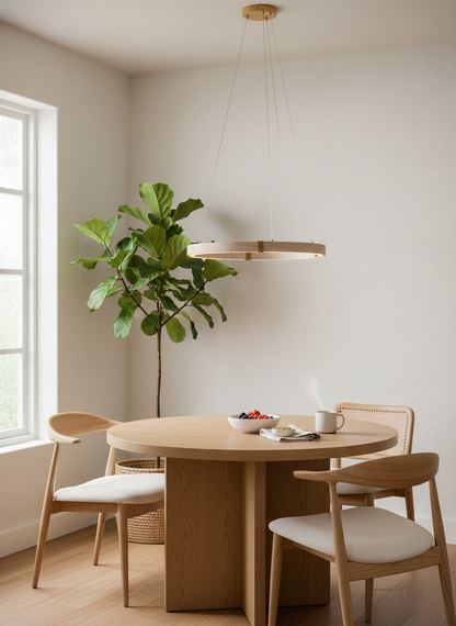 Lustre Amélie Dainolite Travertine Circle