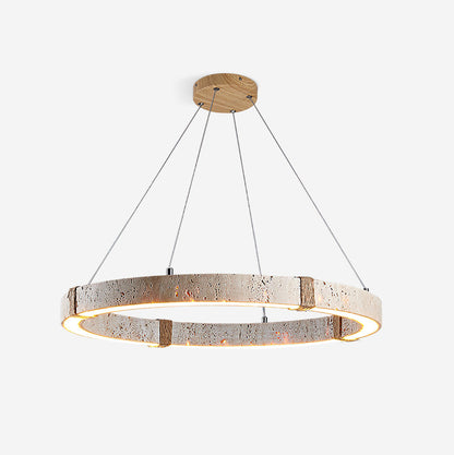 Lustre Amélie Dainolite Travertine Circle