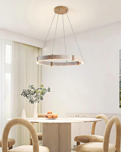 Lustre Amélie Dainolite Travertine Circle