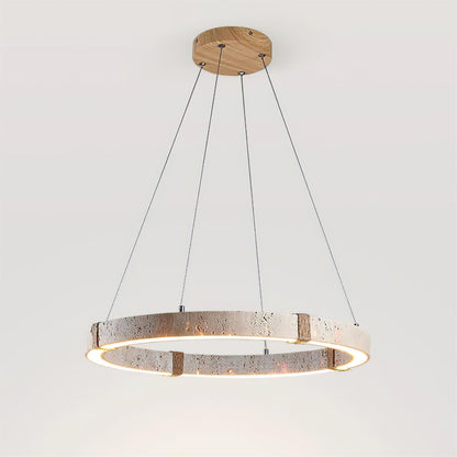 Lustre Amélie Dainolite Travertine Circle