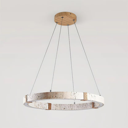 Lustre Amélie Dainolite Travertine Circle