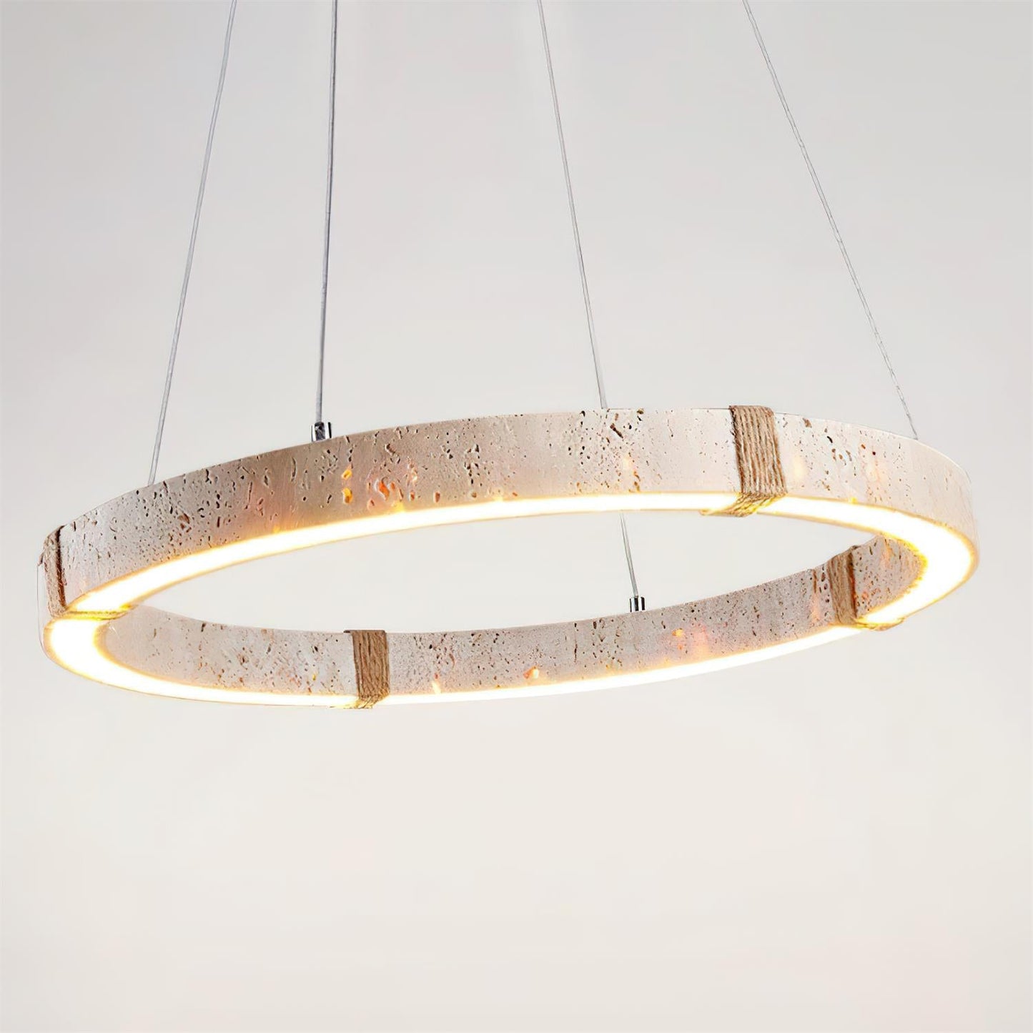 Lustre Amélie Dainolite Travertine Circle