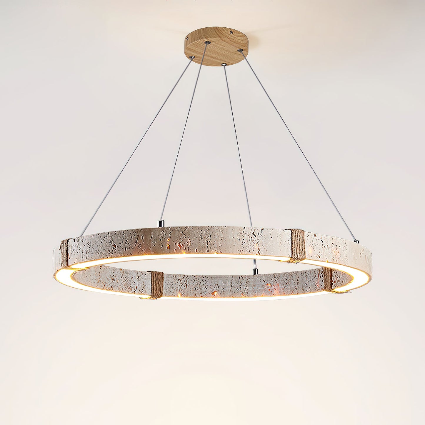 Lustre Amélie Dainolite Travertine Circle