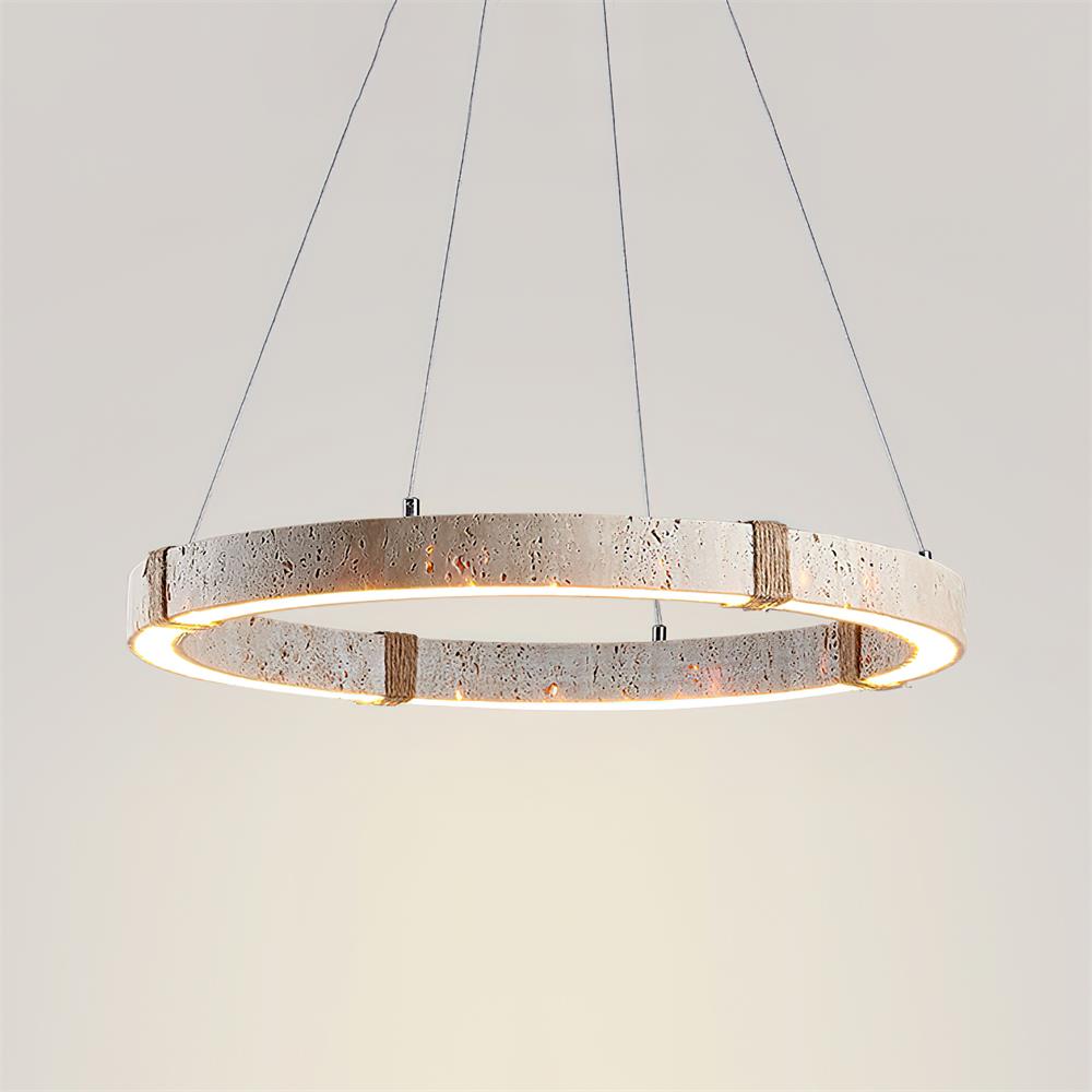 Lustre Amélie Dainolite Travertine Circle