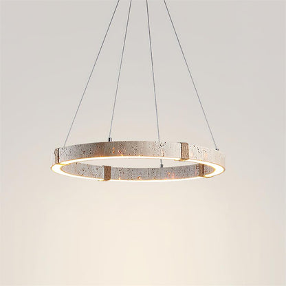 Lustre Amélie Dainolite Travertine Circle