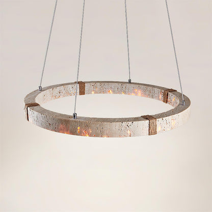 Lustre Amélie Dainolite Travertine Circle