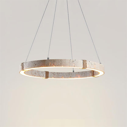 Lustre Amélie Dainolite Travertine Circle