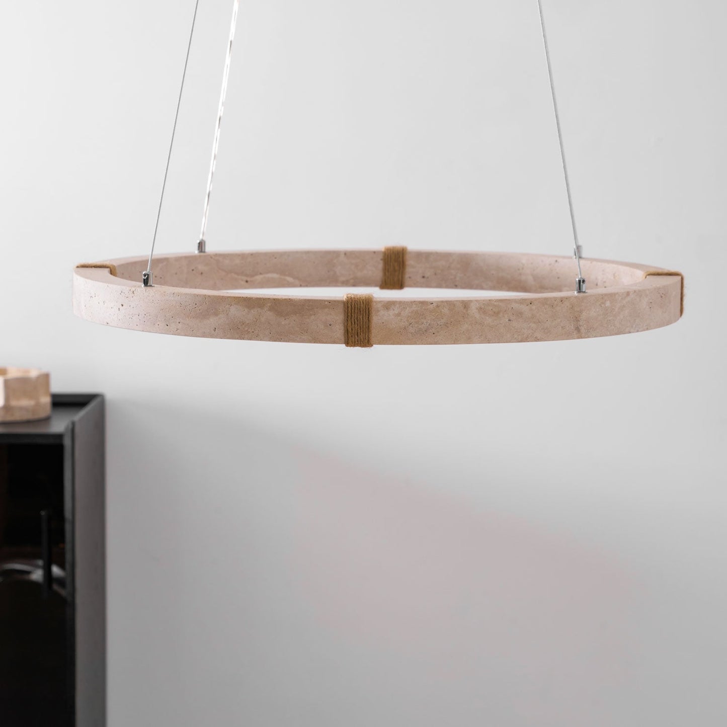 Lustre Amélie Dainolite Travertine Circle