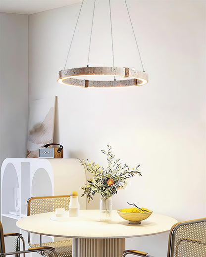 Lustre Amélie Dainolite Travertine Circle