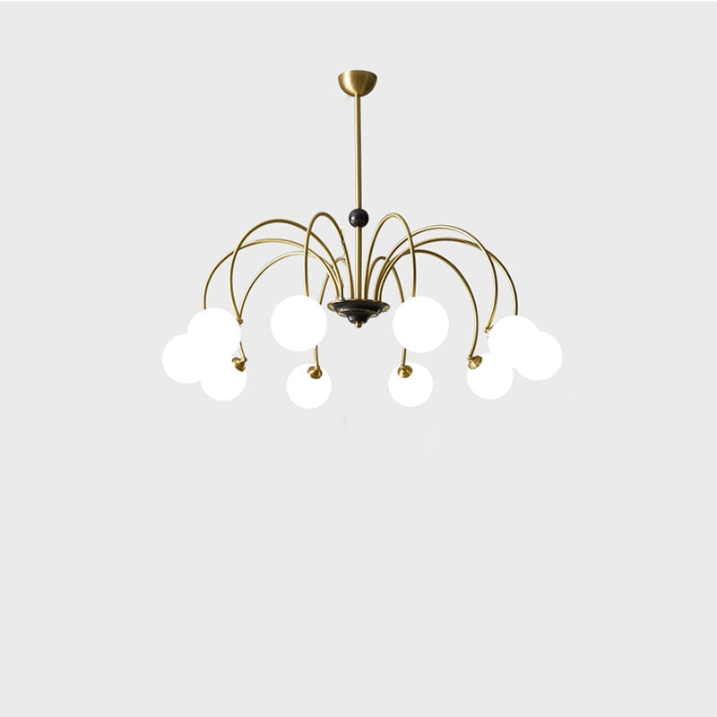 Élise Deco Bauhaus Orb Glass Chandelier Light