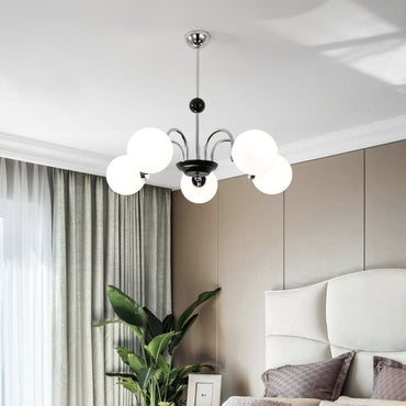 Élise Deco Bauhaus Orb Glass Chandelier Light
