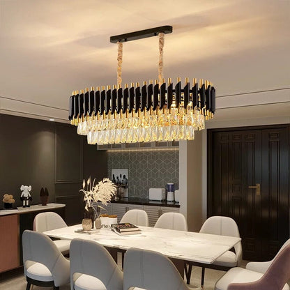 Lustre en Cristal K9 de Luxe Leonardo Elena