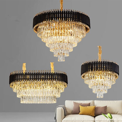 Lustre en Cristal K9 de Luxe Leonardo Elena