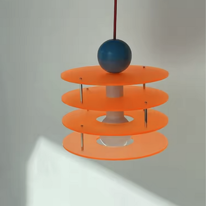 Pendentif Léa Disque Géométrique en Acrylique