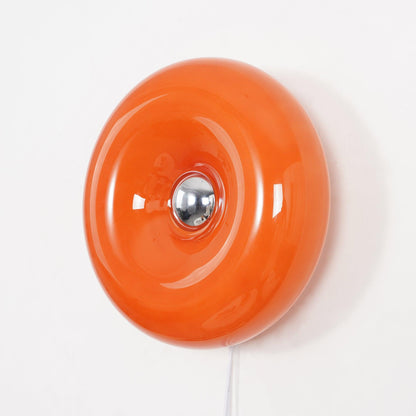Applique murale Clémence Donuts en verre et métal à éclairage LED