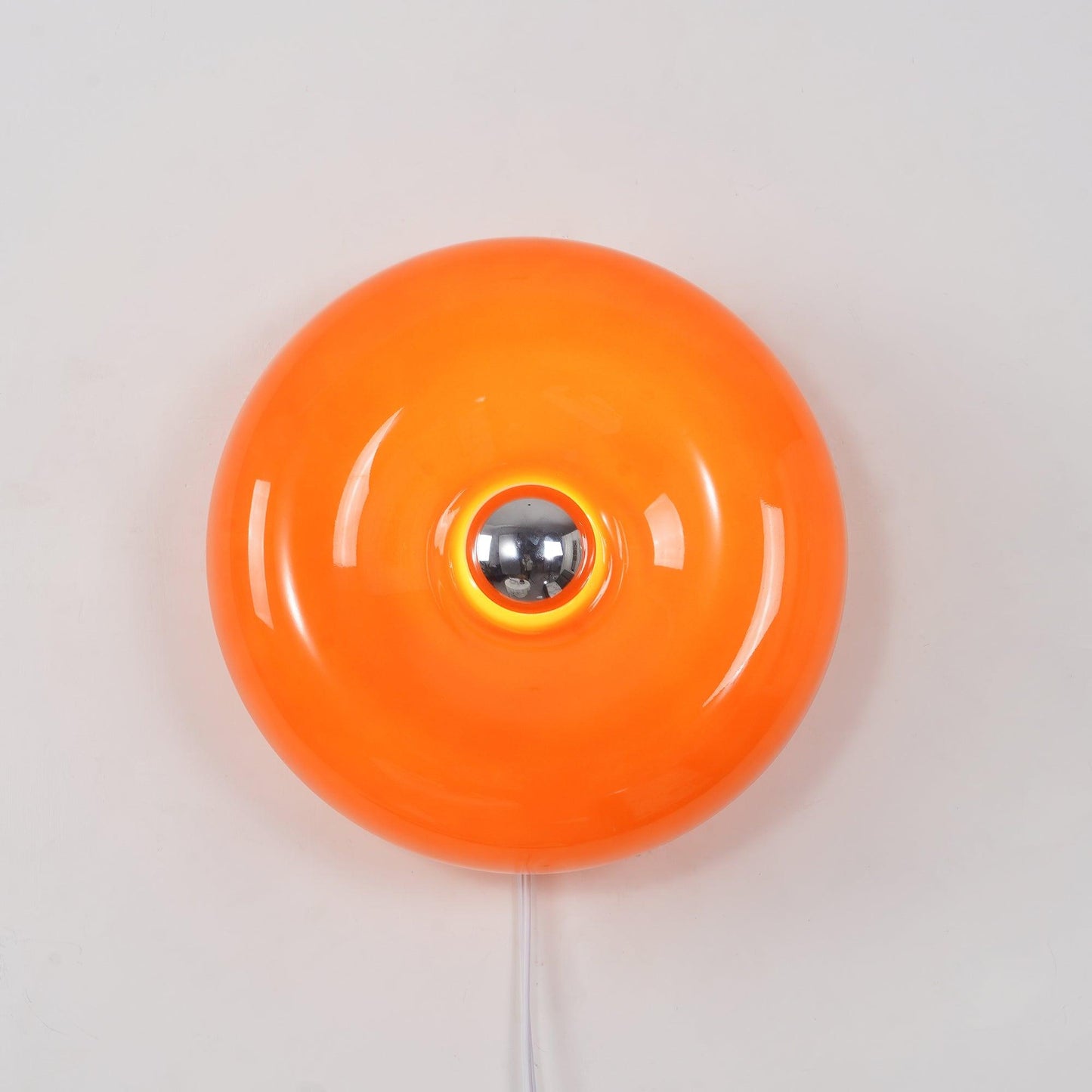 Applique murale Clémence Donuts en verre et métal à éclairage LED