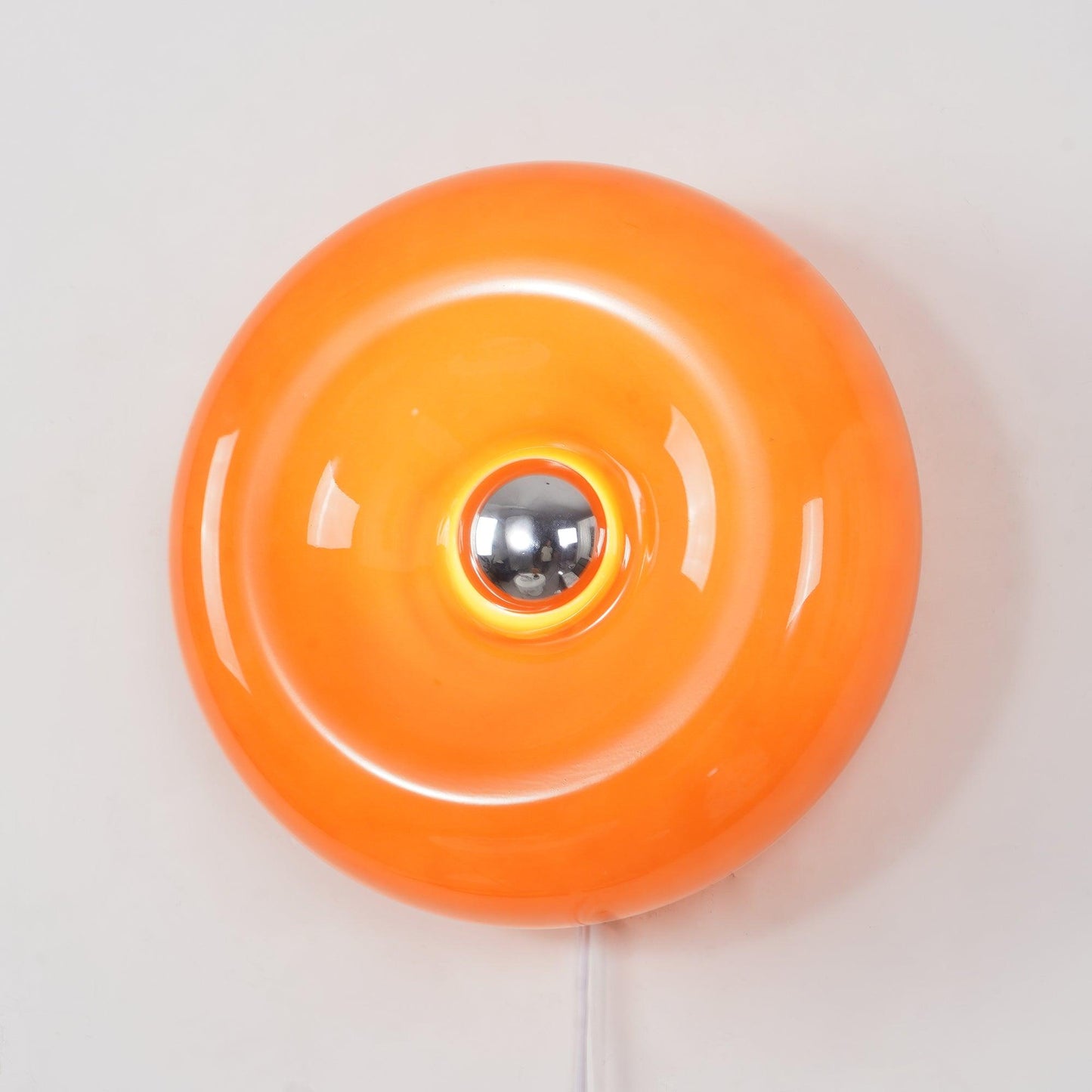 Applique murale Clémence Donuts en verre et métal à éclairage LED