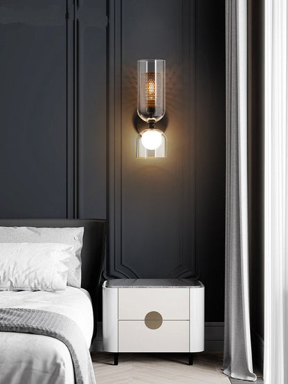 Applique murale LED Camille Duo Honeycomb à double tête