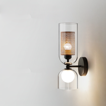 Applique murale LED Camille Duo Honeycomb à double tête