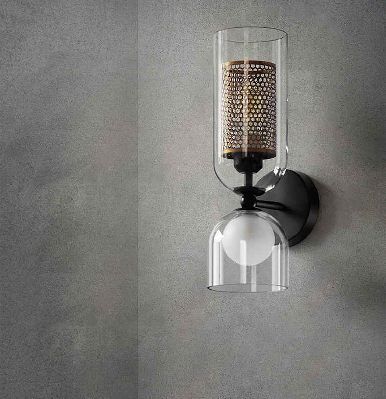 Applique murale LED Camille Duo Honeycomb à double tête