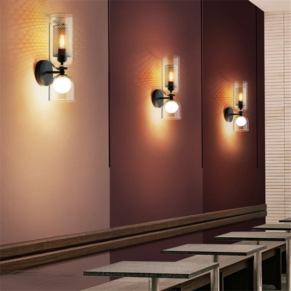 Applique murale LED Camille Duo Honeycomb à double tête