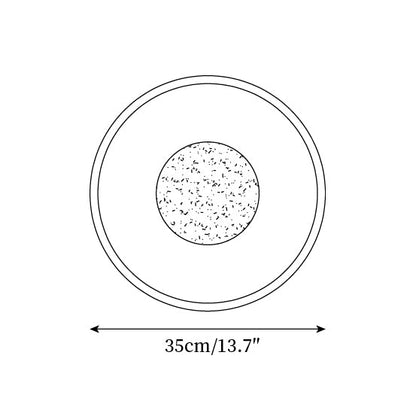 Sophie Dura Round Wall Lamp – Modern Wood & Glass Indoor Lighting