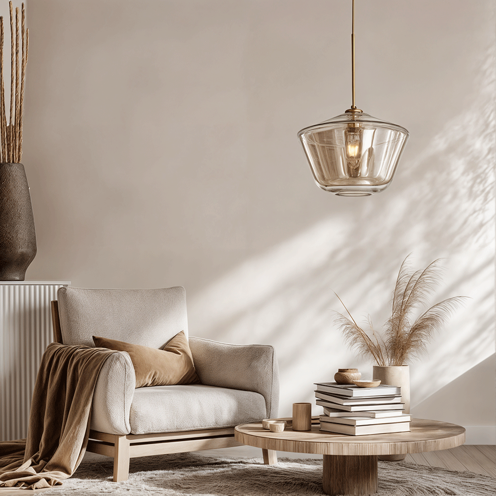 Suspension Monica en verre design