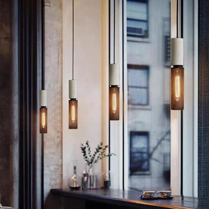 Amélie Industrial Cement Pendant Light